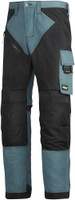 SNICKERS 6303 Petrol Blue RuffWork Canvas Trousers are Heavy-duty work trousers with CORDURA® knee protection
