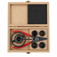 FAMAG 1621 Depth Stop Set 10mm 7 Pieces · 10-50 mm Ball Bearing; Exchangeable Guide