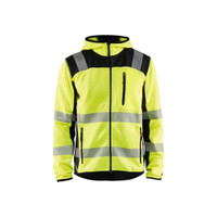 BLAKLADER 4923 High Vis Jacket Hi-Vis Yellow / Black (Men) in Heavy Knit Polyester