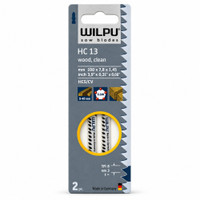 WILPU HC 13 HCS/CV Jig Saw Blade 100 mm 8.5 TPI Cross-Ground (Pack of 2)