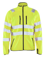 BLAKLADER Jacket | 4906 Mens High Vis Yellow Jacket with Reflective Tape in Softshell