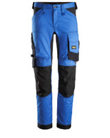 The Snickers trousers model 6341 in Blue are perfect for heavy-duty work.