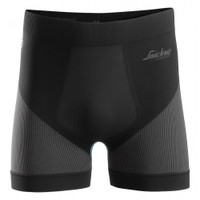 SNICKERS Underwear | 9429 Mens Navy Black Litework 37.5 Seamless Stretch Shorts