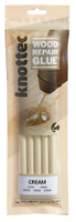 Power Adhesives Knottec 7713 Wood Repair Filler Sticks – Cream, 12 × 250 mm (Pack of 5)