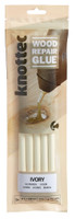 Power Adhesives Knottec 7713 Wood Repair Filler Sticks – Ivory, 12 × 250 mm (Pack of 5)