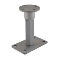 PITZL PTP Post Base M24 Plug-In/Height Adjustable 201mm High – product display image; Steel, Application Timber Construction, Range PTP easy