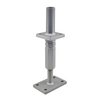 PITZL 10931 HEAVY DUTY Post Base M30 Height Adjustable 340mm High Pipe Thread