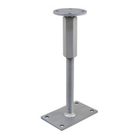 PITZL R / L Post Base M24 Height Adjustable 327mm High Right / Left Thread; Round Upper Plate