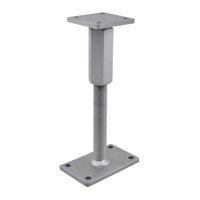 PITZL HEAVY DUTY Post Base M30 Height Adjustable 335mm High Rectangular Upper Plate – product display image; Steel, Application Timber Construction, Range PTP plus