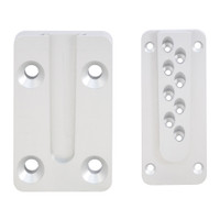PITZL HVP STEEL / CONCRETE 60/90mm Wide, 140mm High, 18mm Thick Structural Connector Wood-to-Steel / Concrete With Lift-Off Protection Anodized Aluminium – product display image; Application Structural Timber / Hybrid Construction, Suitable Material…
