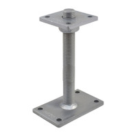 PITZL THREADED ROD Post Base M30 Threaded Rod / Height Adjustable 250 mm Threaded Rod – product display image; Steel, Application Timber Construction, Range PTP plus
