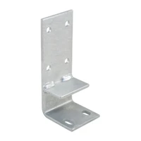 PITZL SUPPORT BRACKET Post Anchor Fixed 65mm High Hot-Dip Galvanized