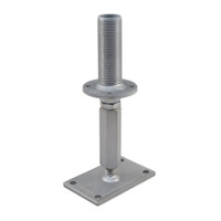 PITZL 10931INCLINE Post Base M24 Height Adjustable 195mm High Pipe Thread