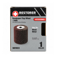 RESTORER TOOL WRFW24 Sandpaper Flap Wheel 240 Grit 80mm × 100mm