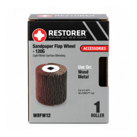 RESTORER TOOL WRFW12 Sandpaper Flap Wheel 120 Grit 80mm × 100mm