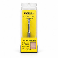 FAMAG 3115 Panel Pilot 6.4 x 19 8mm Router Bit - display