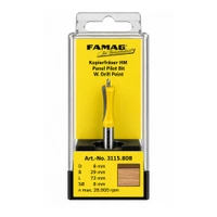 FAMAG 3115 Router Bit 8mm x 29mm 8 Shank Panel Pilot