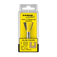 FAMAG 3104 Router Bit 1" x 22.2mm 1/2" Shank Dovetail