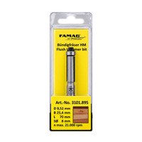 FAMAG 3101 Flush Trim 9.52 x 25.4 8mm Router Bit - Display
