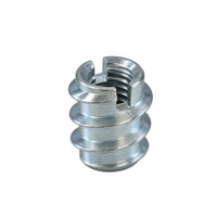 RAMPA TYPE C Threaded Insert 16mm M10 36mm Steel Silver Zinc