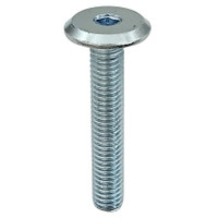 The RAMPA TYPE KF M5 Flat Head Bolts in Silver Zinc are engineered for superior holding power and corrosion resistance