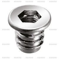RAMPA SKDL Threaded Insert 10mm M6 16mm Steel Silver Zinc