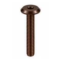 RAMPA KF Bolt Flat Head M6 90mm Hex 4 mm Steel Brown Coated