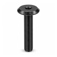 RAMPA KF Bolt Flat Head M6 45mm Hex 4 mm Steel Black Zinc