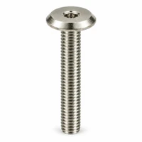 RAMPA KF Bolt Flat Head M6 65mm Hex 4 mm Steel Nickel Plated