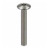 RAMPA KT 8 x 40 mm M8 Mushroom Head Stainless Steel Hex 5 mm 1.4301 Screw