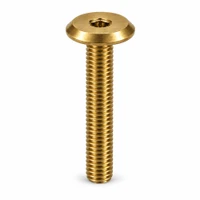 RAMPA KF Bolt Flat Head M6 10mm Hex 4 mm Brass