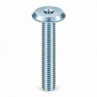 RAMPA KF 6 x 60 mm M6 Flat Head Steel Silver Zinc Hex 4 mm Screw - Front