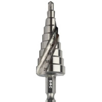 BOHRCRAFT Drill Bits | 1760-1/4" HSS Step Drill Bits iwith 1/4" Shank n Steel