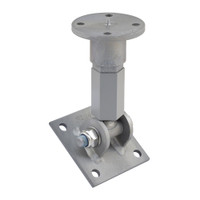 PITZL PTP INCLINE Post Base M24 Tiltable / Height Adjustable 175mm High Inclinable Hot-Dip Galvanized