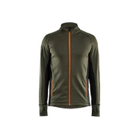 BLAKLADER 4735 STRIKER Jacket Forest Green / Rust (Men) in Grid Fleece