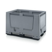 AUER Big Box Silver Grey Solid — BBG-1208K – product display image; HD-PE, 80 wide, 79 high, Application Bulk Storage & Transport