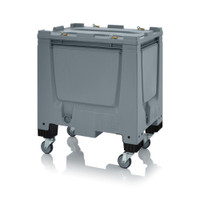 AUER Big Box Silver Grey with SC Locking System — BBG 86R SC – product display image; HD-PE, 60 wide, 96 high, Application Bulk Storage & Transport