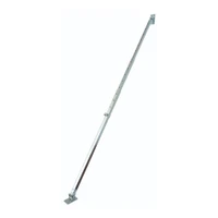 PITZL WALL SUPPORT Wall Support 3-Part Telescopic; Without Variable Spacer; Right / Left Thread Fine Adjustment Steel Galvanized