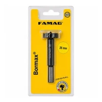 FAMAG 1622 Bormax Forstner Bit 26mm x 90mm – product display image; Tool Steel, Alloyed Tool Steel, Application Flat-Bottom Boring, Connection Type Hex