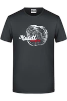 The Mafell Workwear Short Sleeve t-shirt model 8008 WOODEN DISC in Black is perfect for layering under your work jacket, providing both style and comfort.