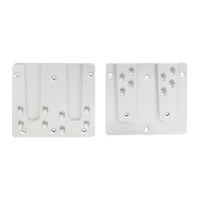 PITZL DOUBLE HVP 240x200x20mm Concealed Connector With Lift-Off Protection Anodized Aluminium – product display image; Application Structural Timber, Suitable Materials Timber