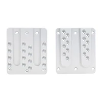 PITZL DOUBLE HVP 120x140x12mm Concealed Connector With Lift-Off Protection Anodized Aluminium – product display image; Application Structural Timber, Suitable Materials Timber