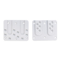PITZL DOUBLE HVP 120x100x12mm Concealed Connector With Lift-Off Protection Anodized Aluminium