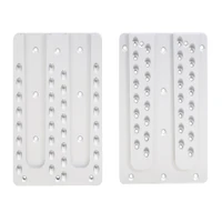 PITZL DOUBLE HVP 160x220x12mm Concealed Connector With Lift-Off Protection Anodized Aluminium – product display image; Application Structural Timber, Suitable Materials Timber