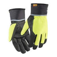 BLAKLADER 2877 Glove Hi-Vis Yellow in PU Coated Polyester