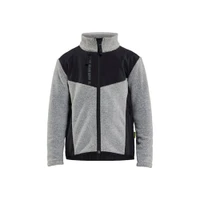BLAKLADER 5207 Softshell Jacket Grey Melange / Black (Children) in Knitted Polyester