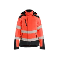BLAKLADER 4401 High Vis Softshell Jacket Hi-Vis Red / Black (Women) in Waterproof 4-Way Stretch Softshell