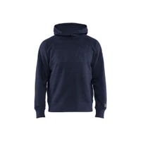 BLAKLADER 3478 Flame Resistant Hoodie Navy Blue (Men) in Inherent Flame-Resistant Fleece