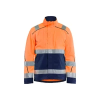 BLAKLADER 4429 High Vis Jacket Orange / Navy blue (Men) in Cotton
