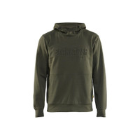 BLAKLADER 3530 Craftsman Hoodie Forest Night (Men) in Cotton French Terry 320 gsm